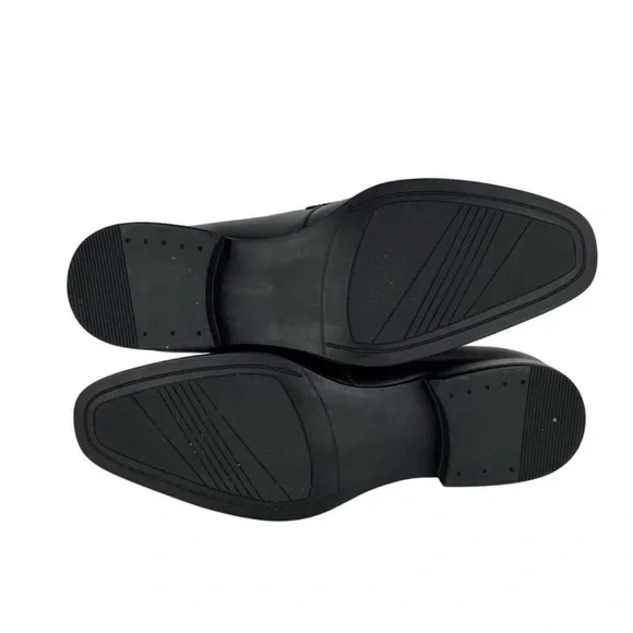 Alfani Black Faux Leather Penny Loafers Men - Picture 7 of 7
